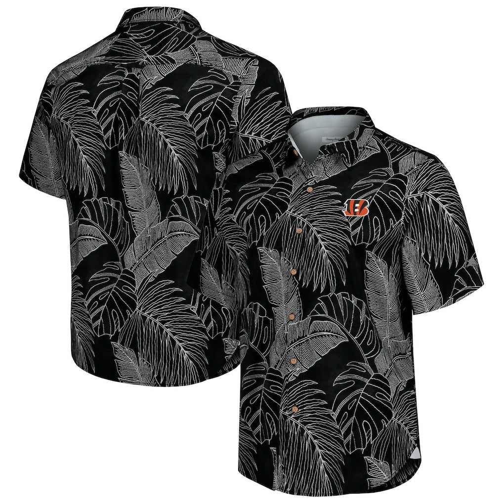 Cincinnati Bengals Tommy Bahama Sport Vine Line Button-Down Shirt