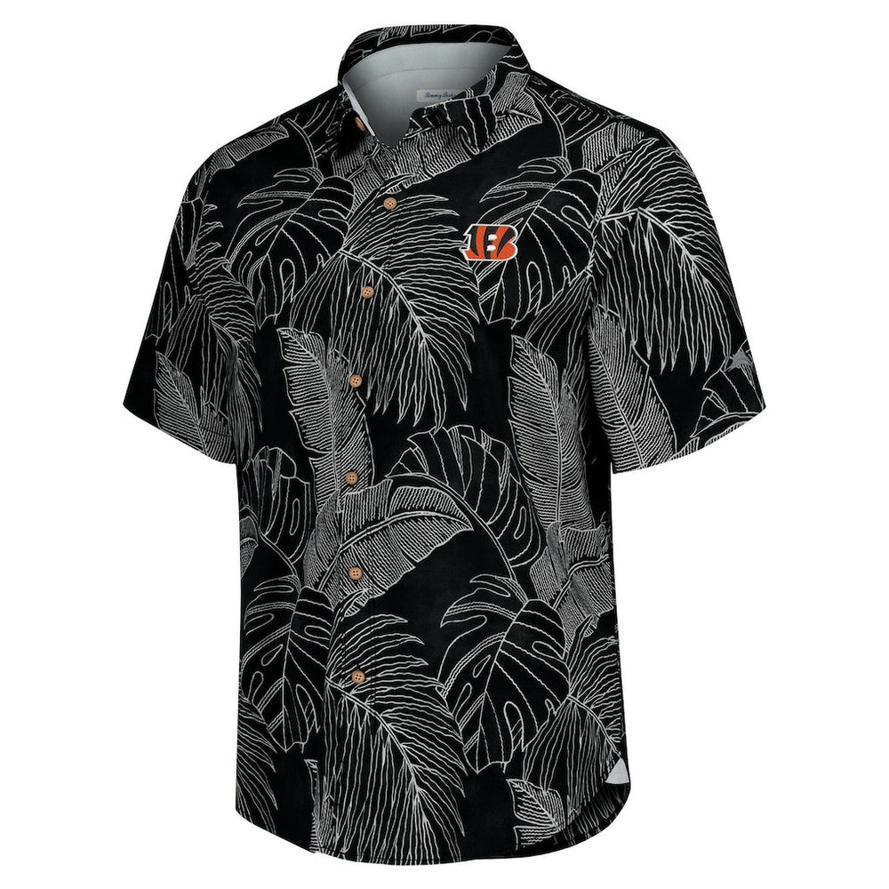 Cincinnati Bengals Tommy Bahama Sport Vine Line Button-Down Shirt