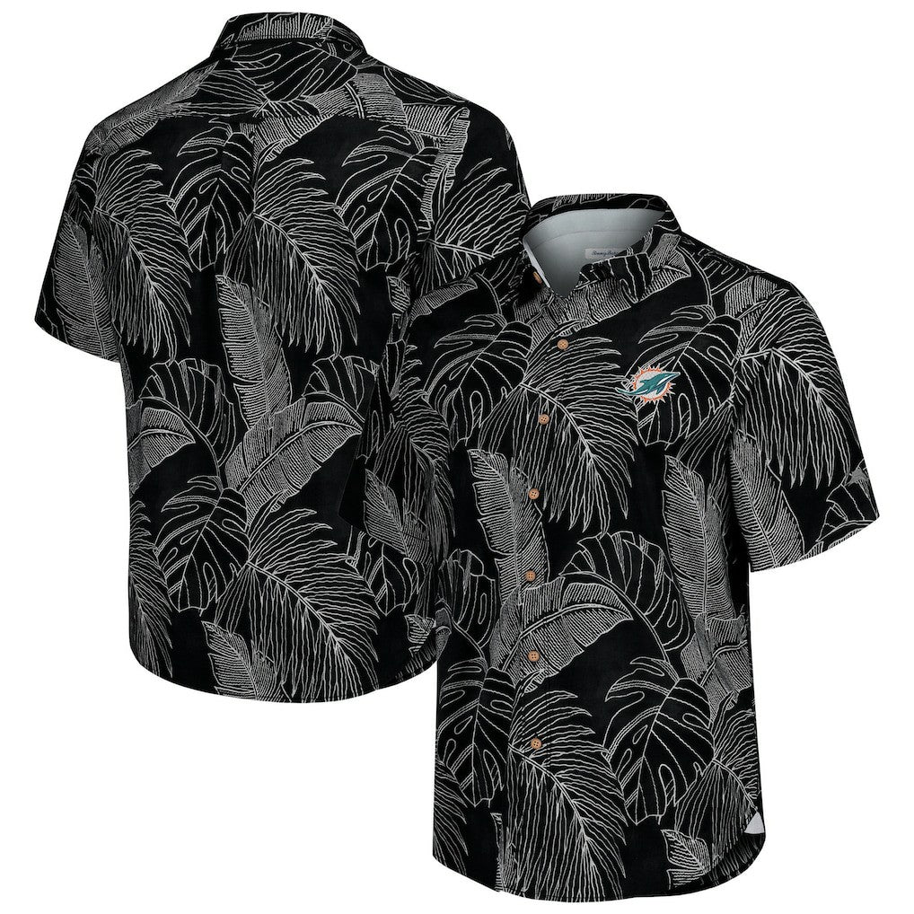 Miami Dolphins Tommy Bahama Sport Vine Line Button-Down Shirt