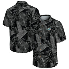 Miami Dolphins Tommy Bahama Sport Vine Line Button-Down Shirt
