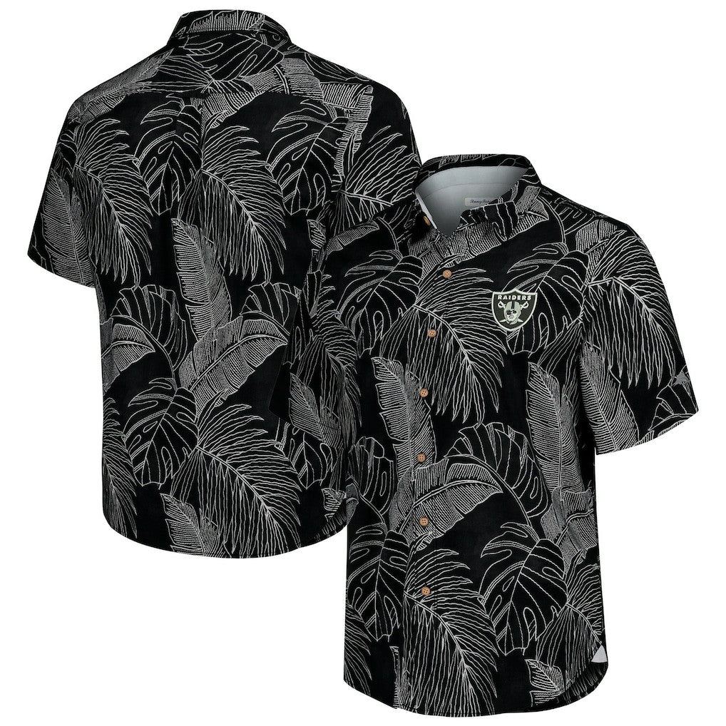 Las Vegas Raiders Tommy Bahama Sport Vine Line Button-Down Shirt