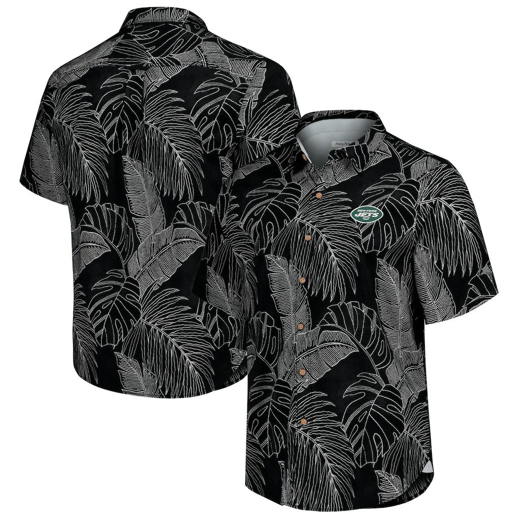 New York Jets Tommy Bahama Sport Vine Line Button-Down Shirt