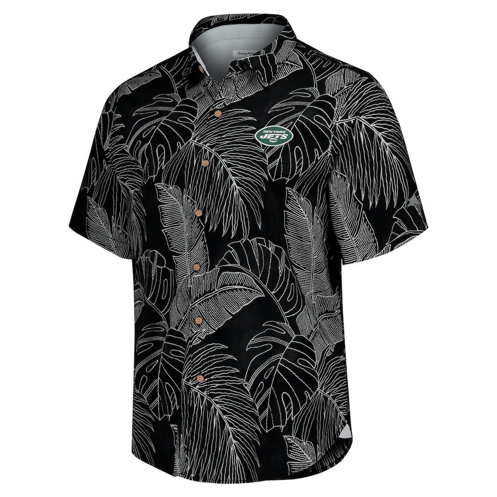 New York Jets Tommy Bahama Sport Vine Line Button-Down Shirt