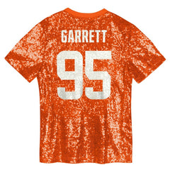 Cleveland Browns  Myles Garrett  Girls Youth Sequin V-Neck Fashion Jersey