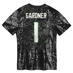 New York Jets  Sauce Gardner  Girls Youth Sequin V-Neck Fashion Jersey