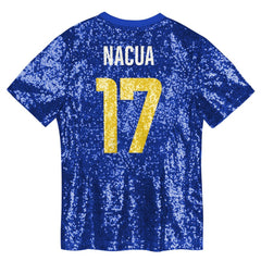 Los Angeles Rams  Puka Nacua  Girls Youth Sequin V-Neck Fashion Jersey