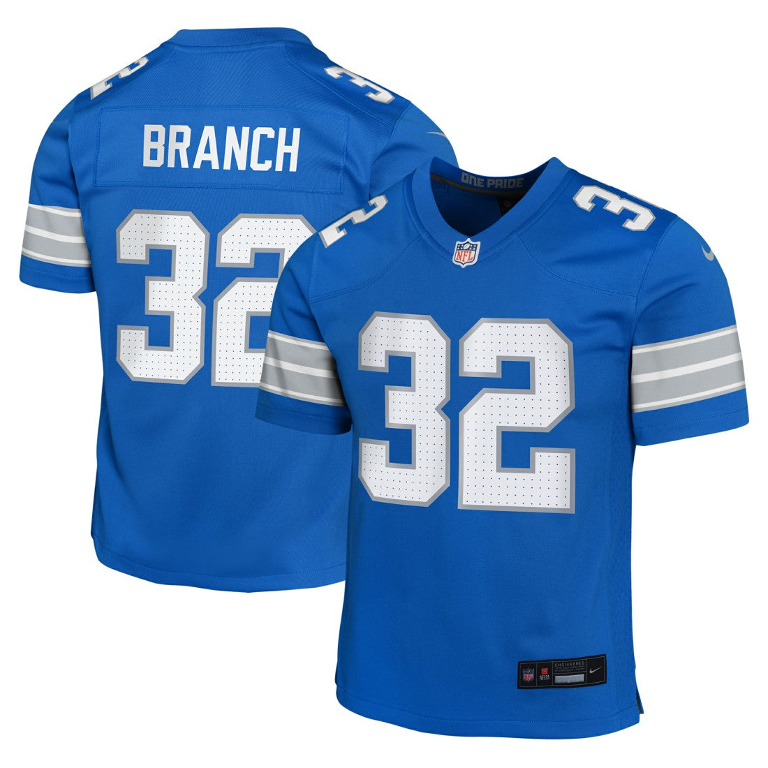 Detroit Lions Nike Brian Branch  Youth Game Jersey