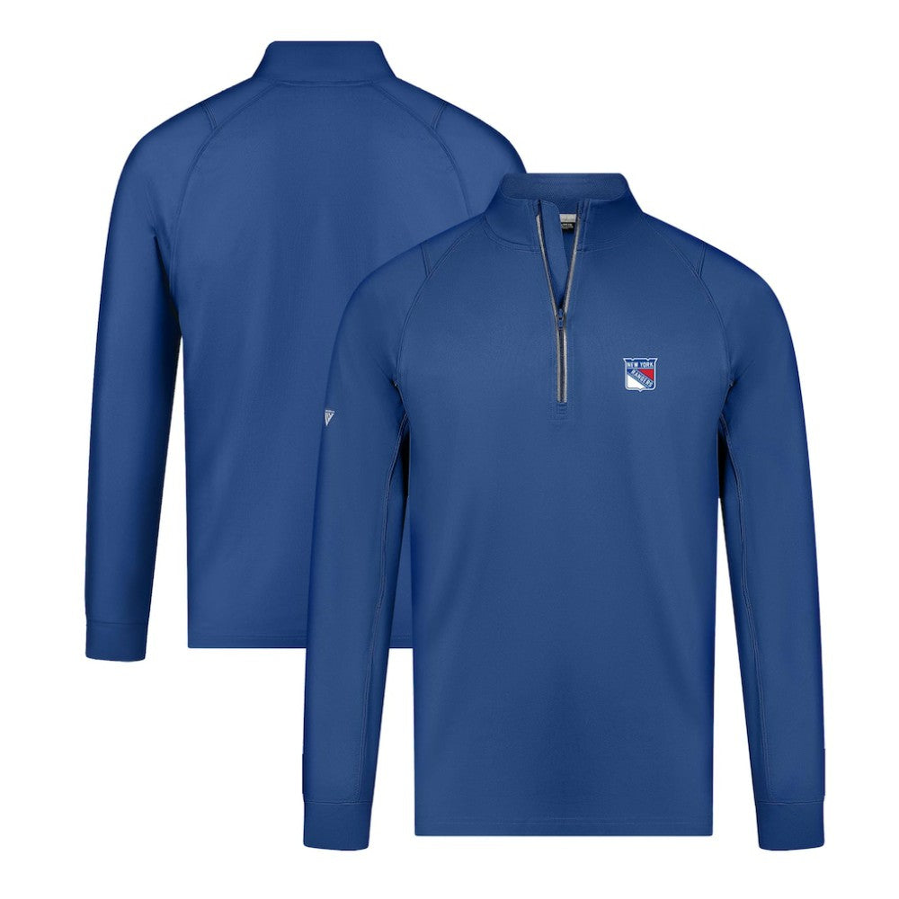 New York Rangers Levelwear Theory Insignia Core Quarter-Zip Pullover Top Discount