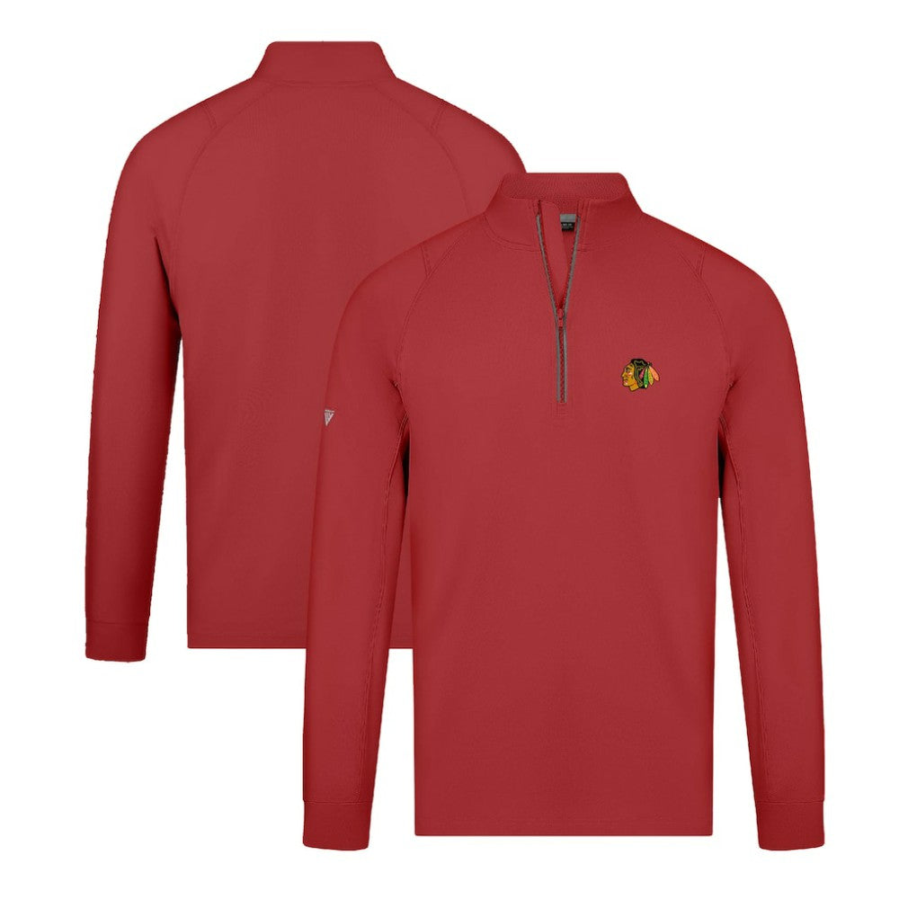 Chicago Blackhawks Levelwear Theory Insignia Core Quarter-Zip Pullover Top For Sale