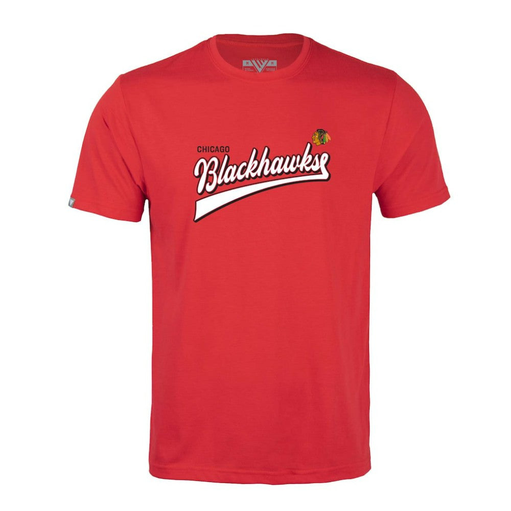Chicago Blackhawks Levelwear Richmond Retro Script T-Shirt Online