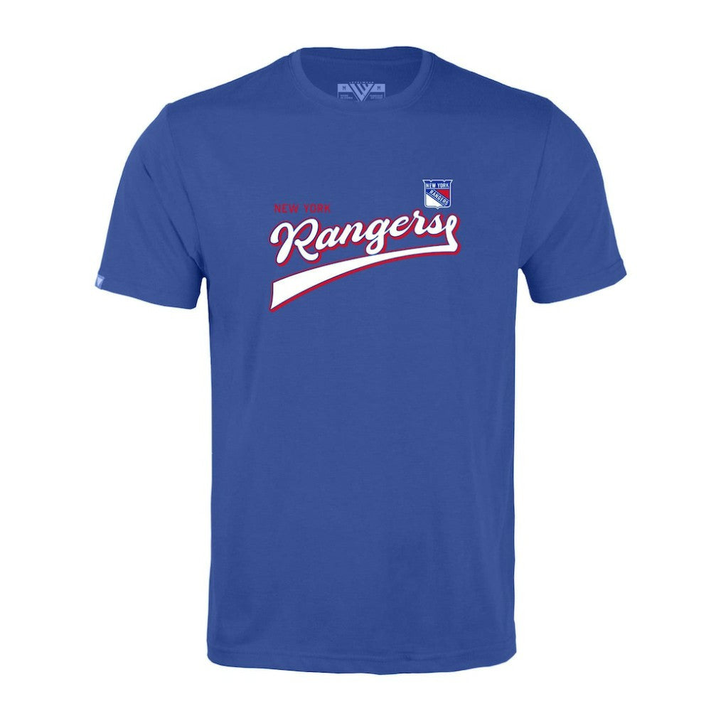 New York Rangers Levelwear Richmond Retro Script T-Shirt Sale