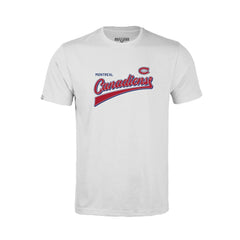 Montreal Canadiens Levelwear Youth Little Richmond Retro Script T-Shirt On Sale