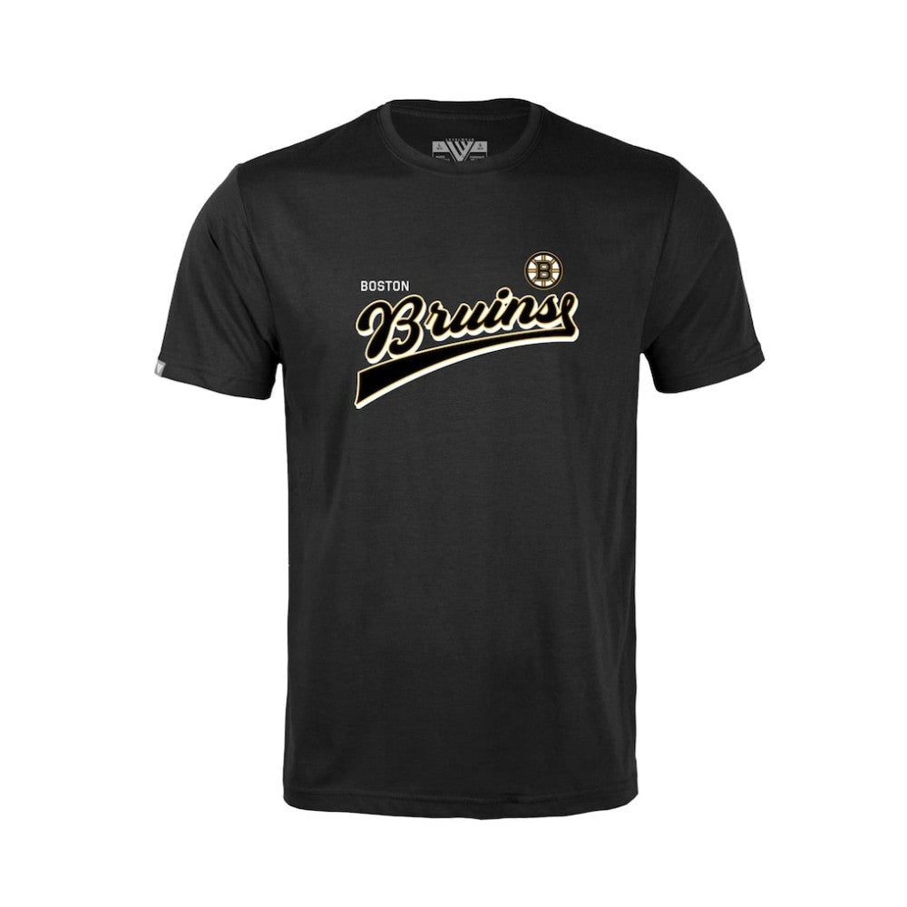 Boston Bruins Levelwear Youth Little Richmond Retro Script T-Shirt Discount