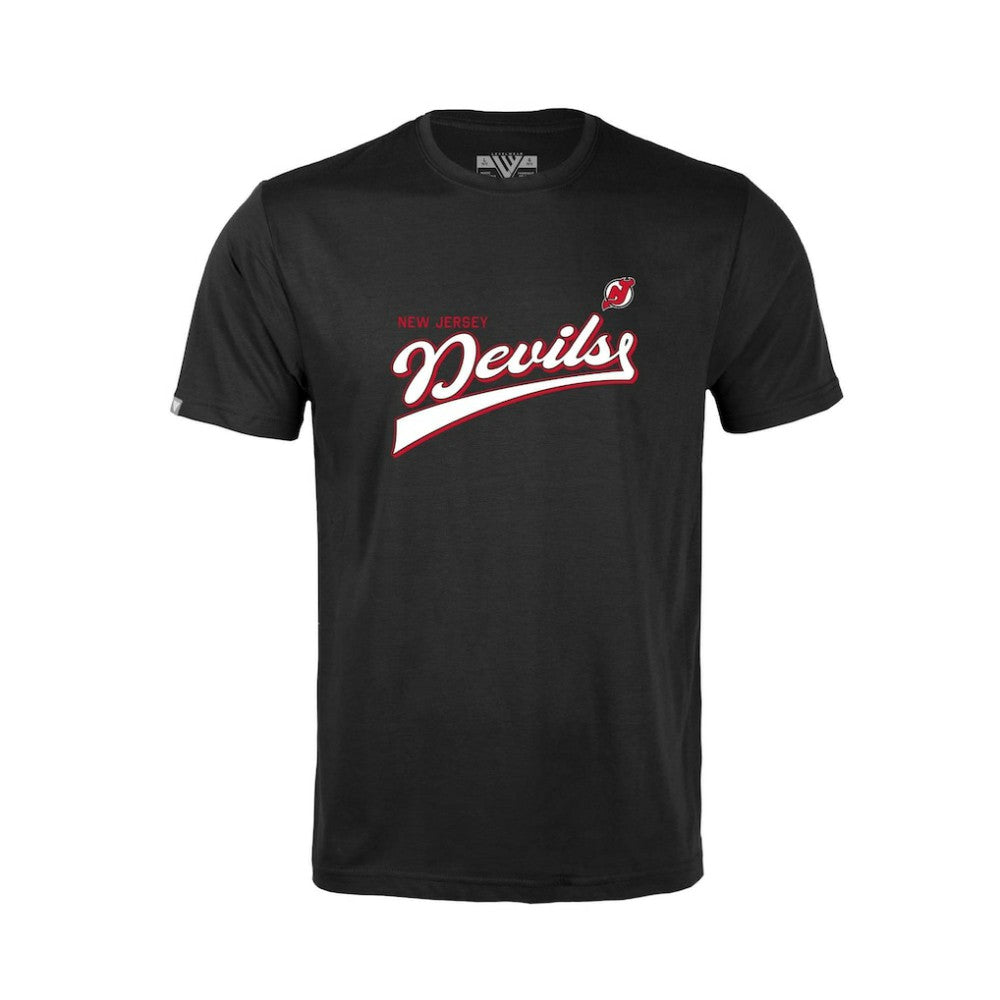 New Jersey Devils Levelwear Youth Little Richmond Retro Script T-Shirt Outlet