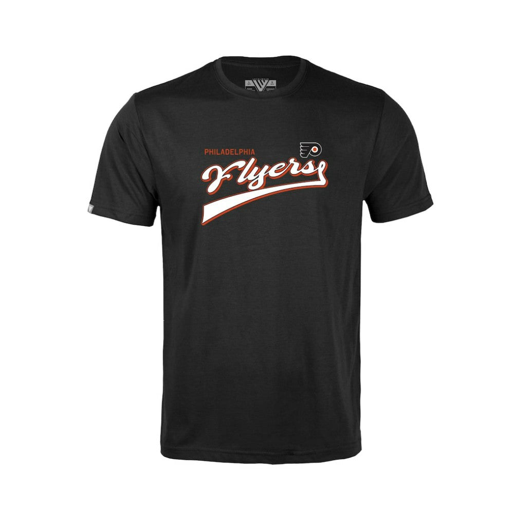 Philadelphia Flyers Levelwear Youth Little Richmond Retro Script T-Shirt On Sale