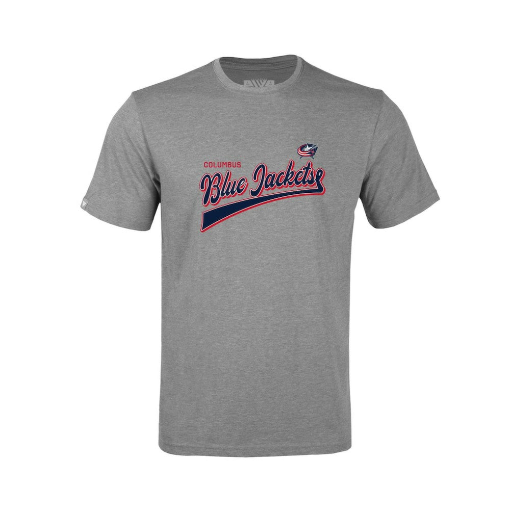 Columbus Blue Jackets Levelwear Youth Little Richmond Retro Script T-Shirt On Sale