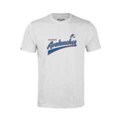 Colorado Avalanche Levelwear Youth Little Richmond Retro Script T-Shirt Sale