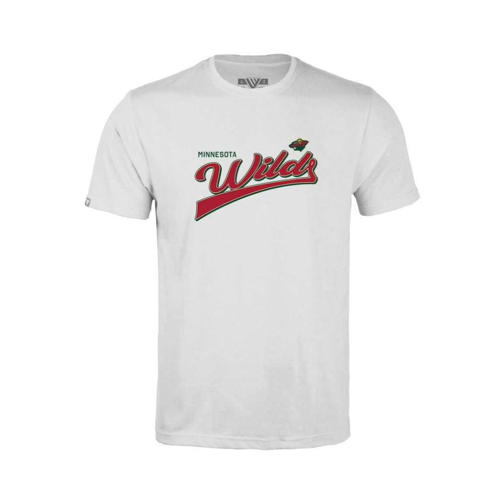 Minnesota Wild Levelwear Youth Little Richmond Retro Script T-Shirt On Sale