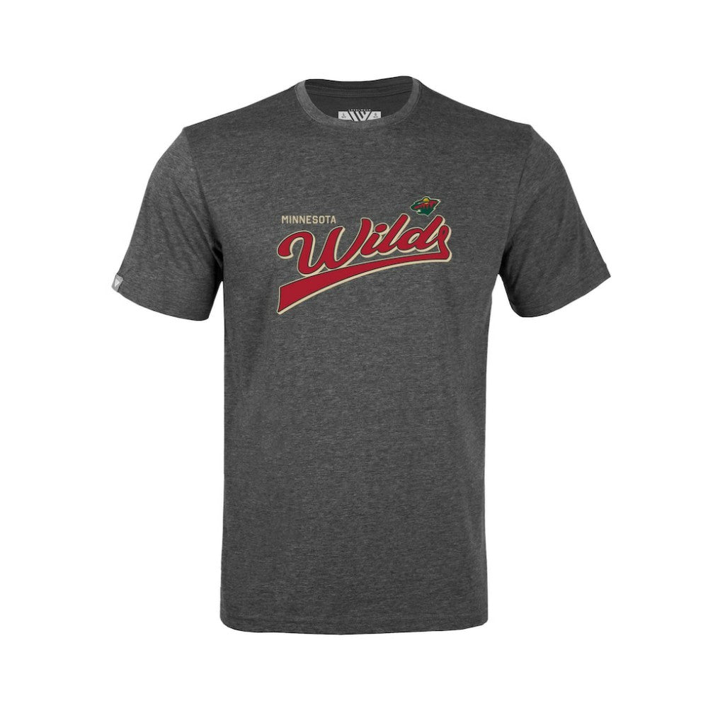 Minnesota Wild Levelwear Youth Little Richmond Retro Script T-Shirt Online