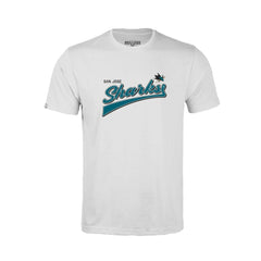 San Jose Sharks Levelwear Youth Little Richmond Retro Script T-Shirt Sale