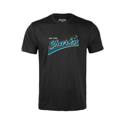San Jose Sharks Levelwear Youth Little Richmond Retro Script T-Shirt Discount