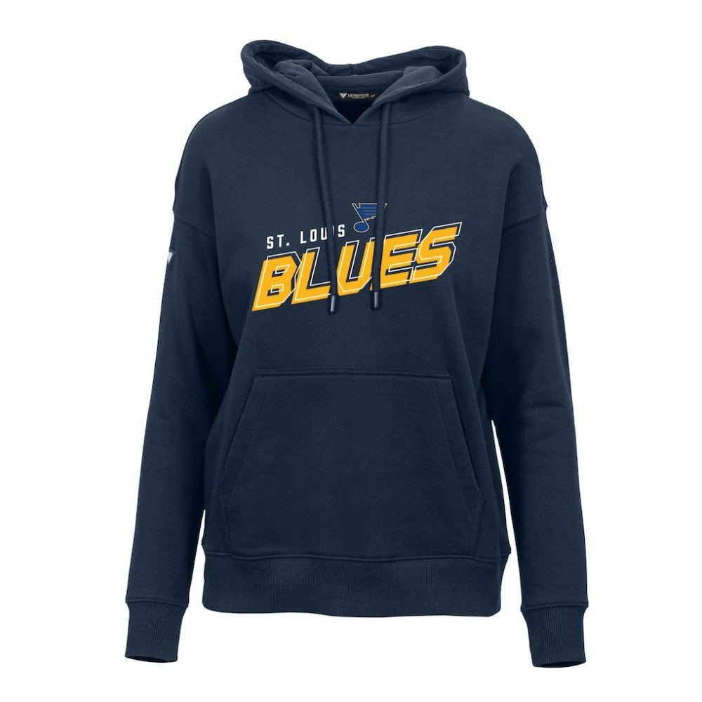 St. Louis Blues Levelwear Women's Adorn Premier 2.0 Fleece Pullover Hoodie Outlet