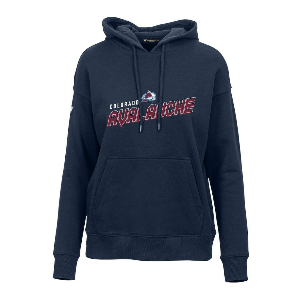 Colorado Avalanche Levelwear Women's Adorn Premier 2.0 Fleece Pullover Hoodie Discount