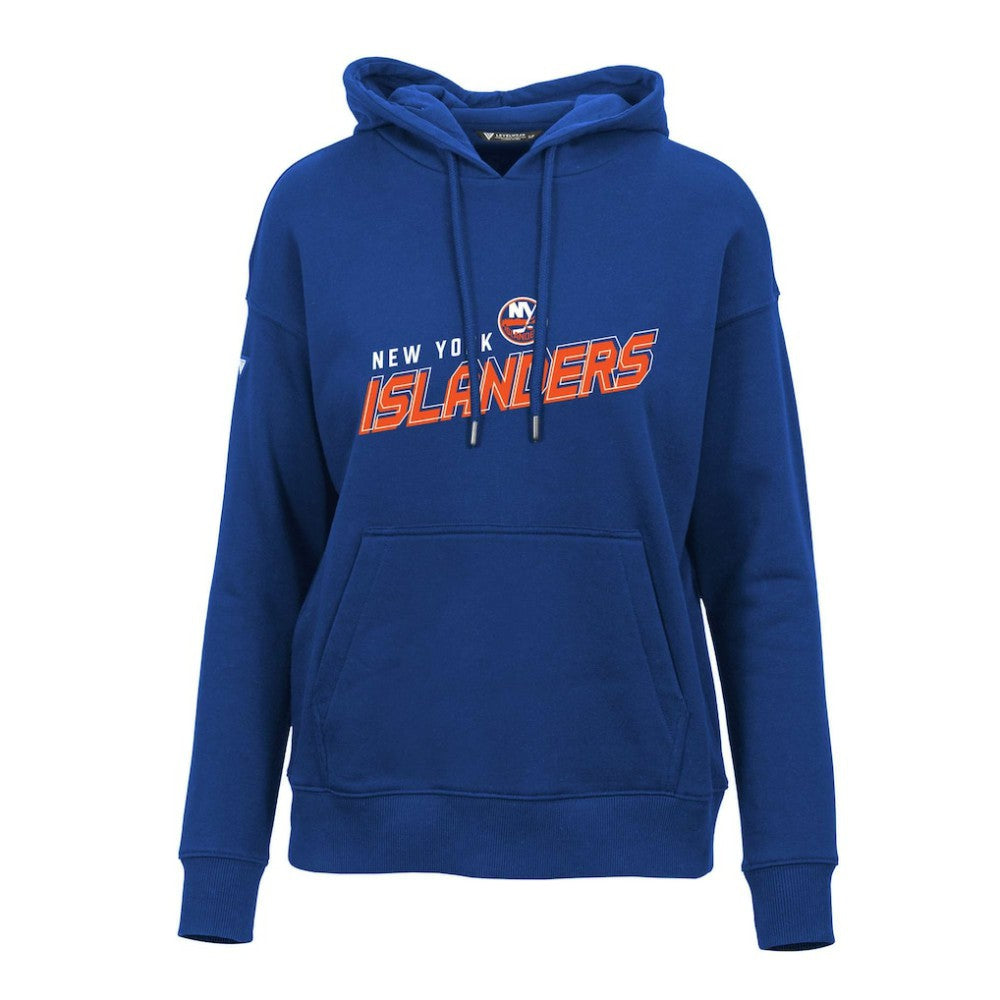 New York Islanders Levelwear Women's Adorn Premier 2.0 Fleece Pullover Hoodie On Sale