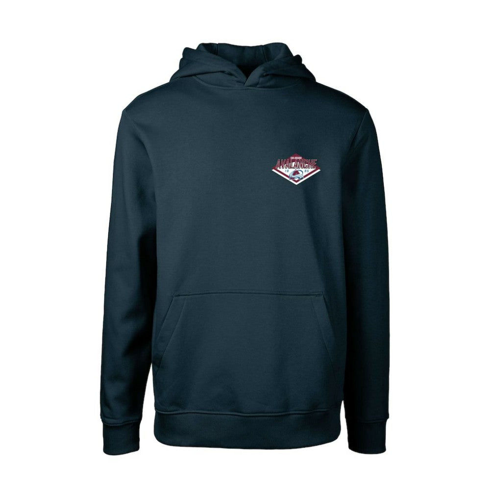 Colorado Avalanche Levelwear Youth Podium Club Patch 2.0 Fleece Pullover Hoodie Discount