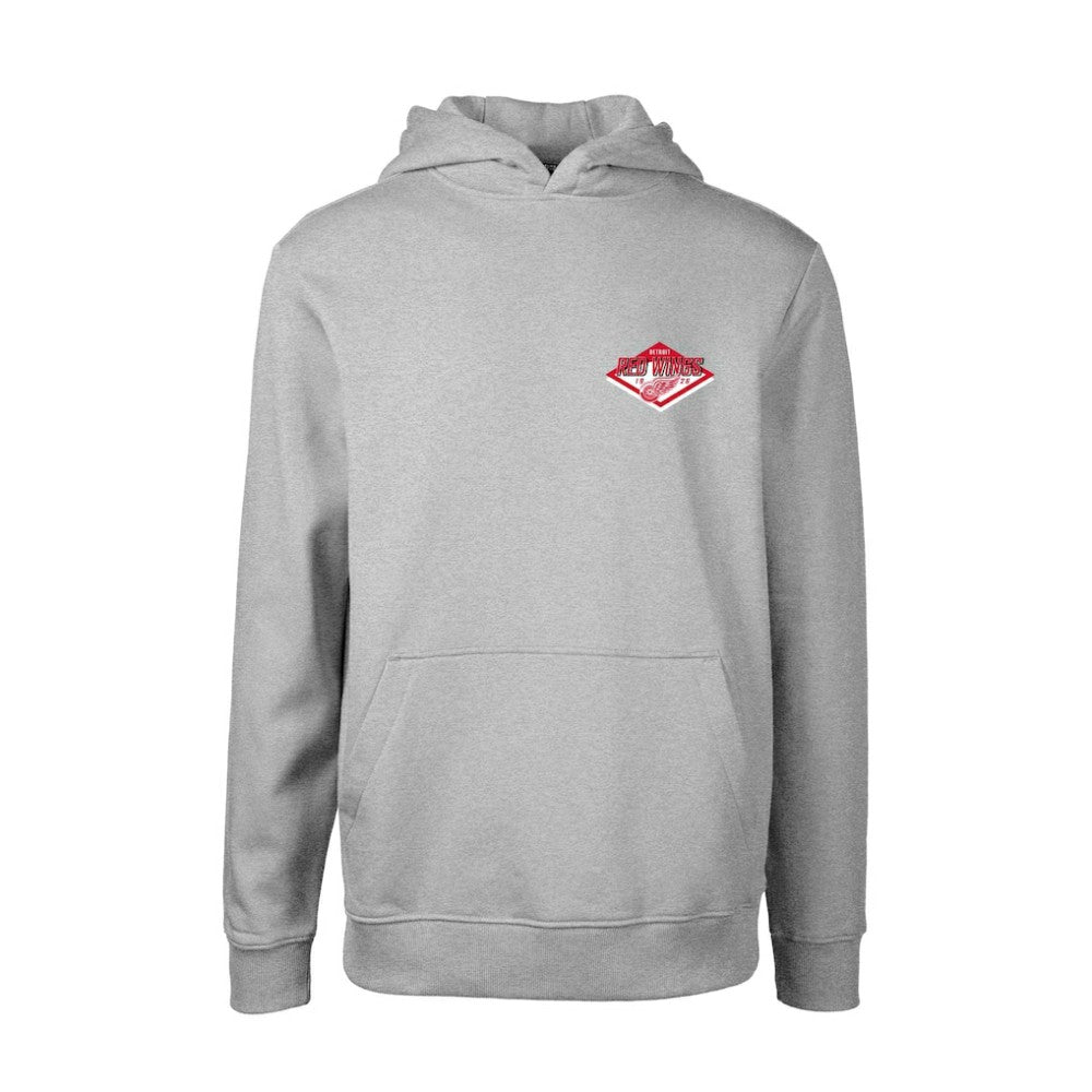 Detroit Red Wings Levelwear Youth Podium Club Patch 2.0 Fleece Pullover Hoodie Discount