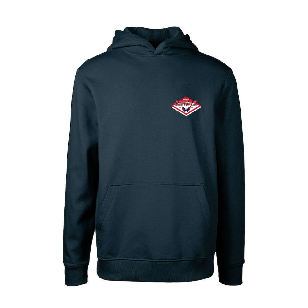 Washington Capitals Levelwear Youth Podium Club Patch 2.0 Fleece Pullover Hoodie Sale