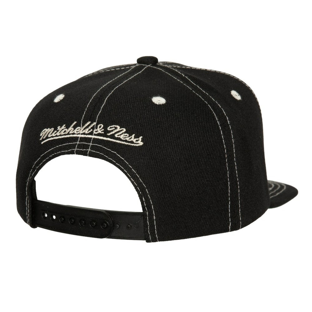 Pittsburgh Penguins Mitchell & Ness Energy Contrast Natural Snapback Hat On Sale