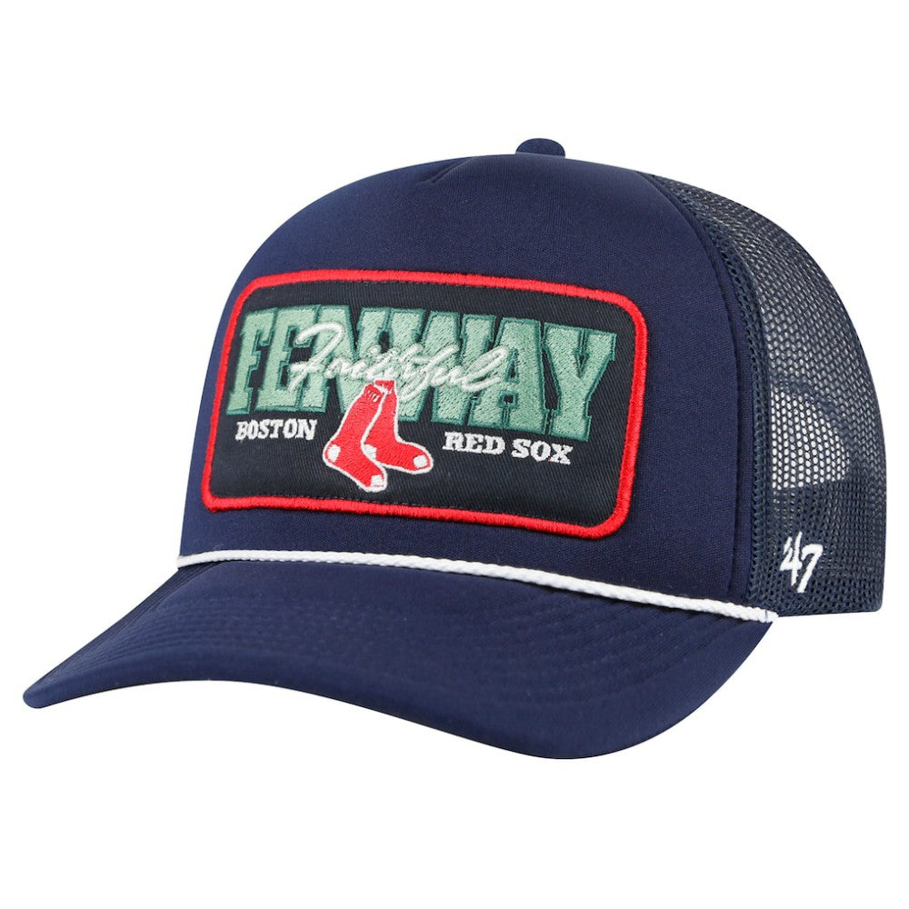Boston Red Sox '47 Local Patch Foam Front Trucker Adjustable Hat | MLB Outlet