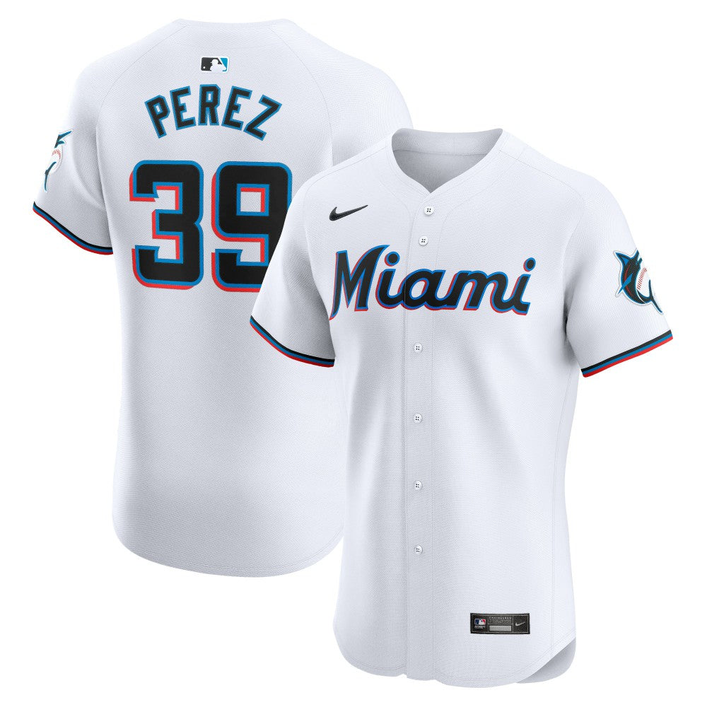 Eury Perez Miami Marlins Nike Home Elite Player Jersey | MLB Discount