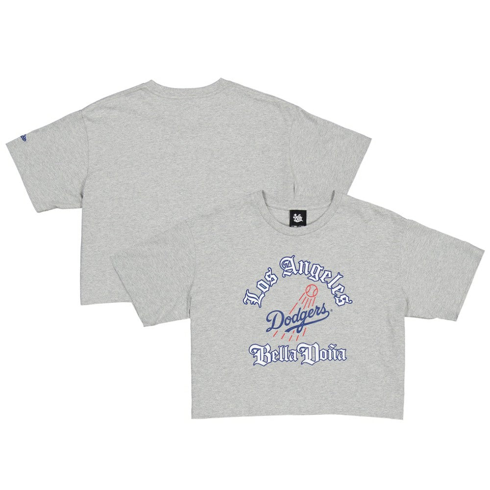 New Era Women's Bella Dona x Los Angeles Dodgers Boxy Crop T-Shirt | MLB Shop