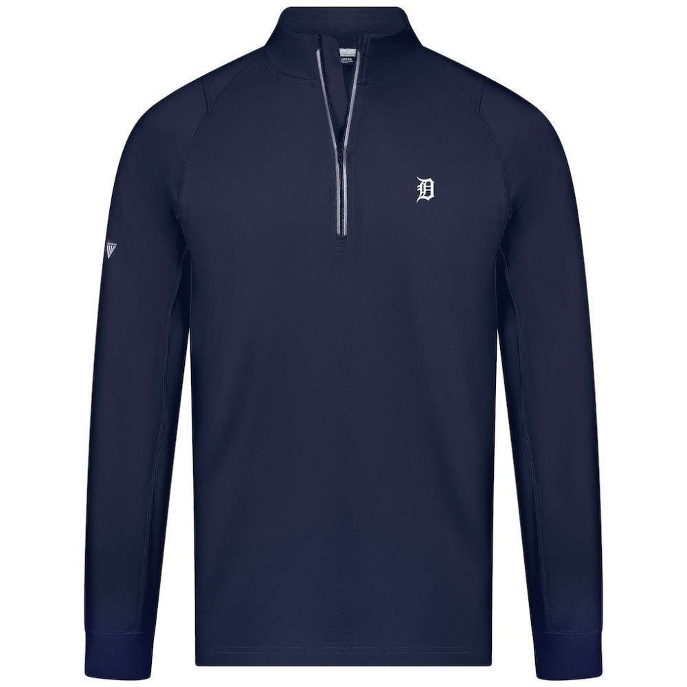 Detroit Tigers Levelwear Theory Insignia Quarter-Zip Pullover | MLB Online