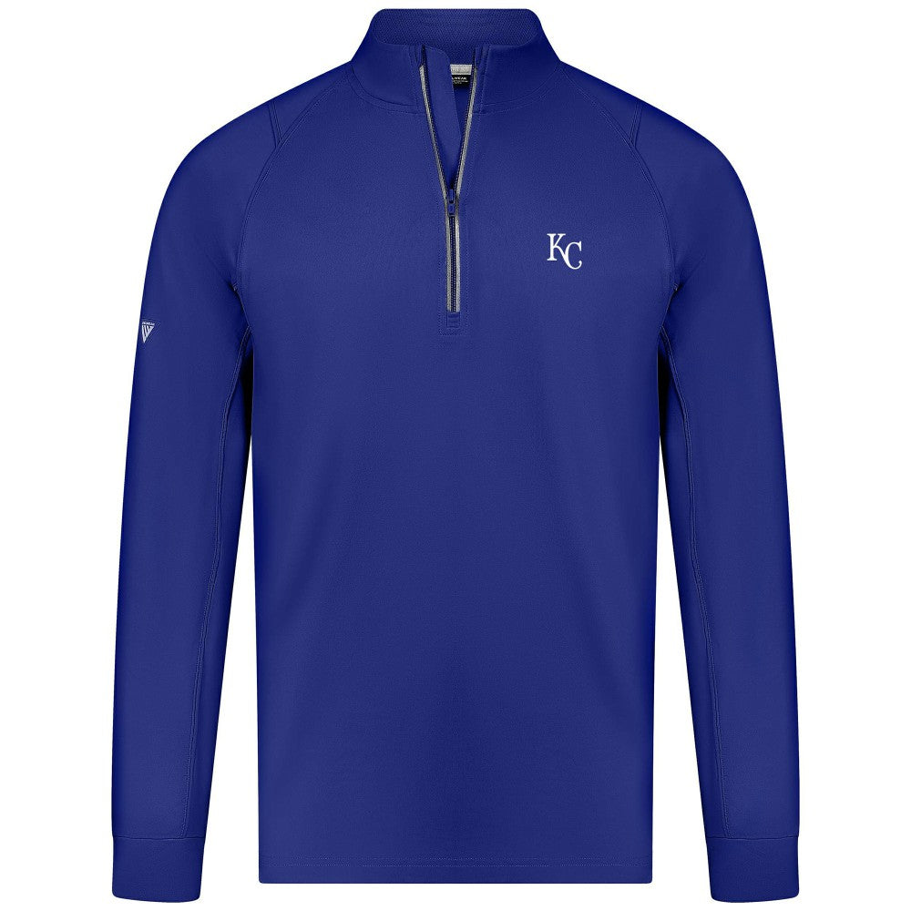 Kansas City Royals Levelwear Theory Insignia Quarter-Zip Pullover | MLB New