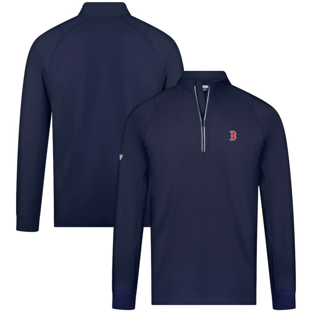 Boston Red Sox Levelwear Theory Insignia Quarter-Zip Pullover | MLB On Sale