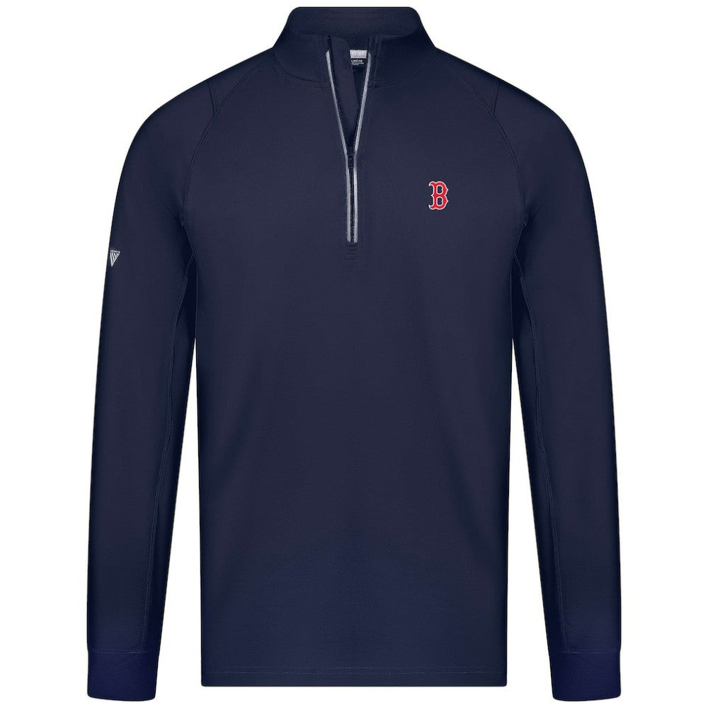 Boston Red Sox Levelwear Theory Insignia Quarter-Zip Pullover | MLB On Sale