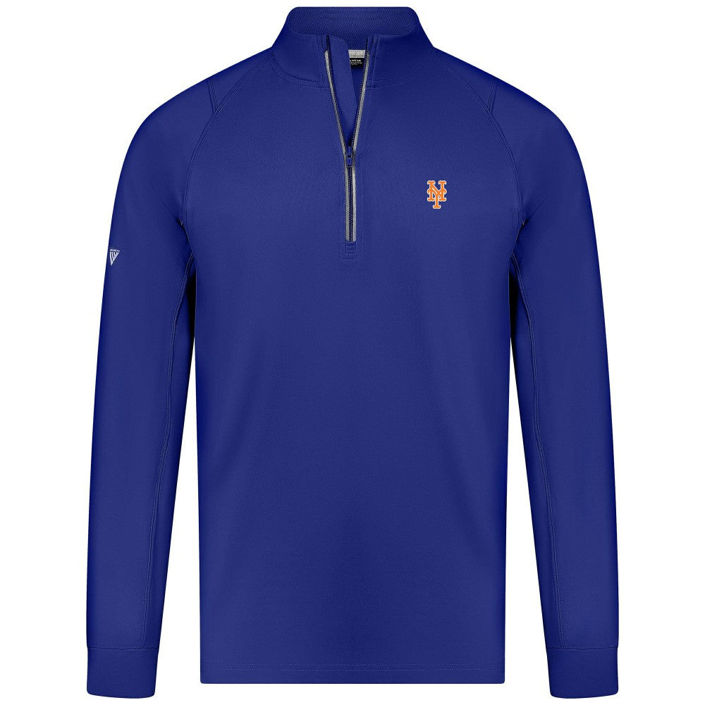 New York Mets Levelwear Theory Insignia Quarter-Zip Pullover | MLB US