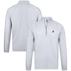 Atlanta Braves Levelwear Theory Insignia Quarter-Zip Pullover | MLB On Sale