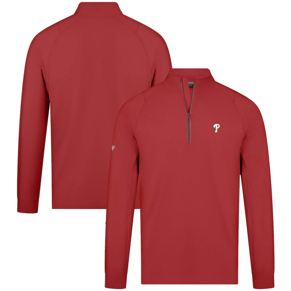 Philadelphia Phillies Levelwear Theory Insignia Quarter-Zip Pullover | MLB Online