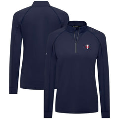 Minnesota Twins Levelwear Women's Kinetic Insignia Quarter-Zip Pullover | MLB Discount