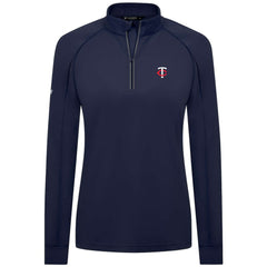 Minnesota Twins Levelwear Women's Kinetic Insignia Quarter-Zip Pullover | MLB Discount