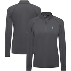 Seattle Mariners Levelwear Women's Kinetic Insignia Quarter-Zip Pullover | MLB Near me
