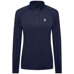 Detroit Tigers Levelwear Women's Kinetic Insignia Quarter-Zip Pullover | MLB Shop