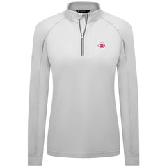 Cincinnati Reds Levelwear Women's Kinetic Insignia Quarter-Zip Pullover | MLB On Sale