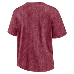 Colorado Avalanche Fanatics Women's Faded Wash T-Shirt On Sale