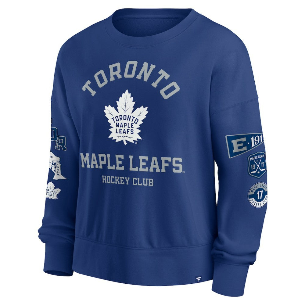 Toronto Maple Leafs Fanatics Women's Go Team Pullover Sweatshirt Online