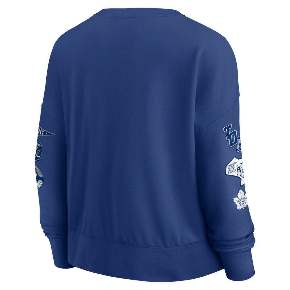 Toronto Maple Leafs Fanatics Women's Go Team Pullover Sweatshirt Online